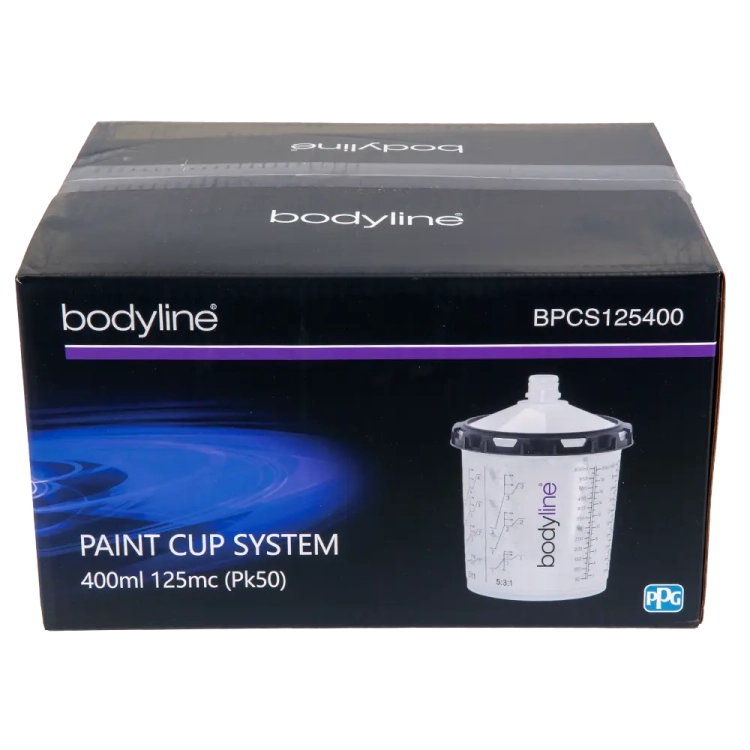 System kubków lakierniczych 400ml 125mc