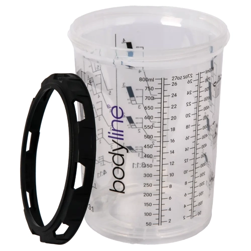 System kubków lakierniczych 850ml 125mc