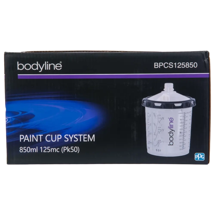 System kubków lakierniczych 850ml 125mc