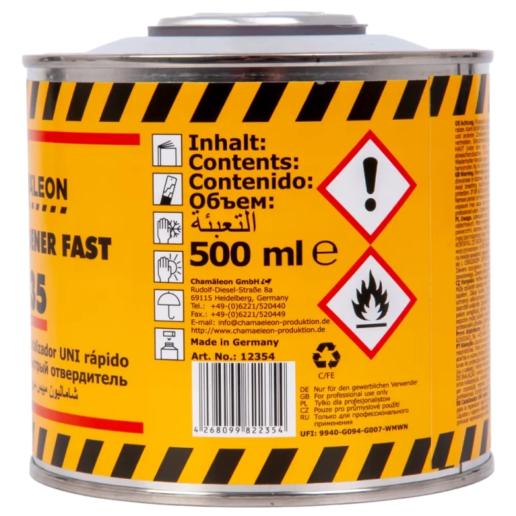 Utwardzacz szybki 0,5L UNI Chamaleon 235