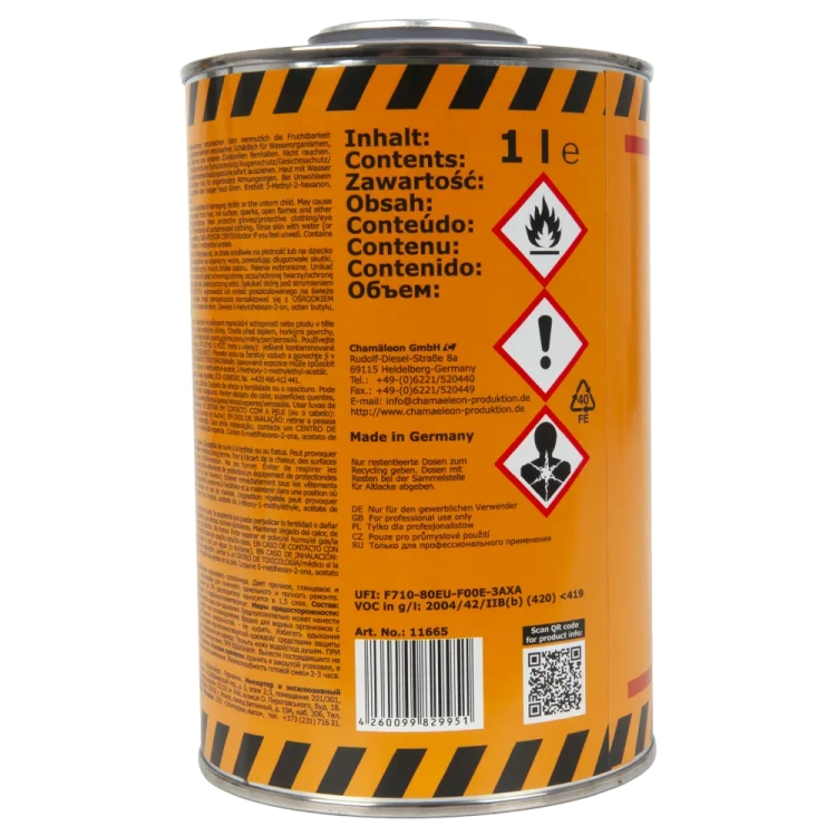 Lakier bezbarwny 1L HS LOW VOC Chamaleon 166