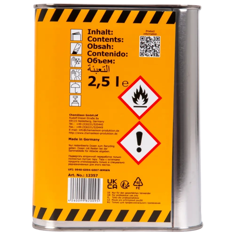 Utwardzacz szybki 2,5L UNI Chamaleon 235