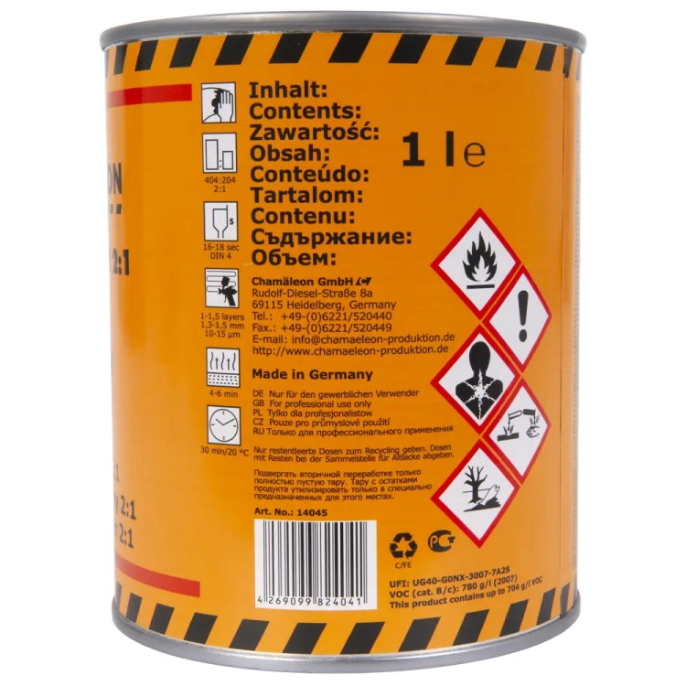 Podkład wytrawiający WASH PRIMER 2:1 1L Chamaleon 404