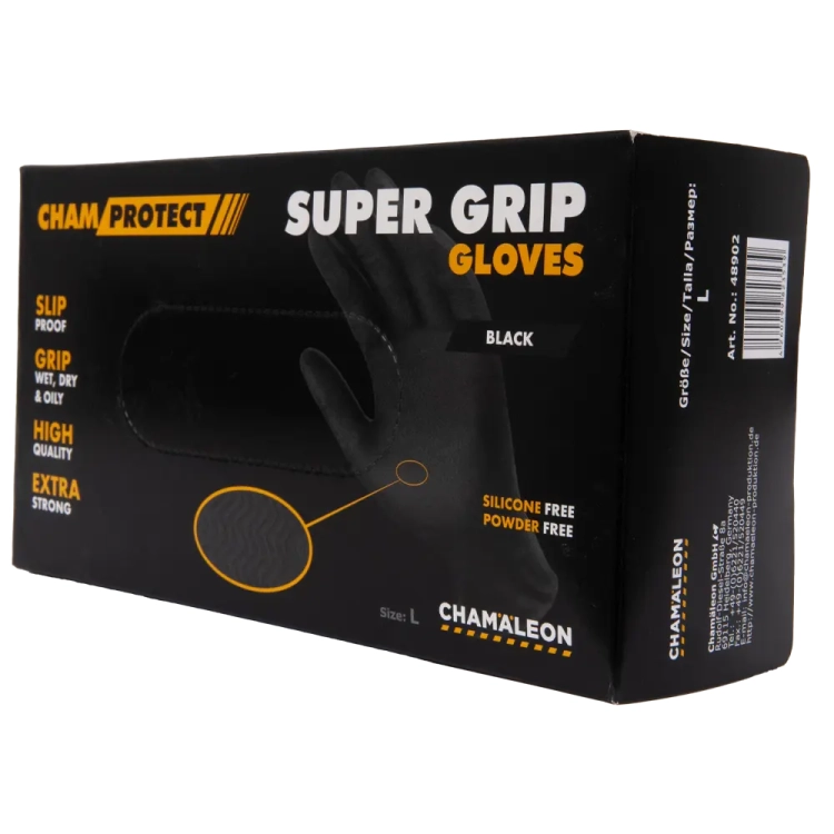 Rękawice nitrylowe Super Grip L 80szt