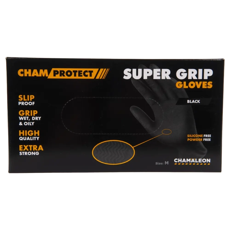 Rękawice nitrylowe Super Grip L 80szt