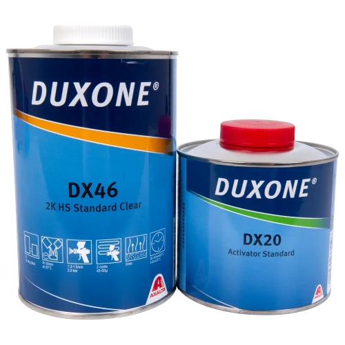 Lakier Bezbarwny 2K MS/HS 1L DX46+ utwardzacz DX 20 Duxone