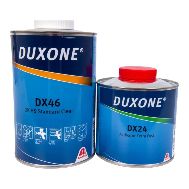 Duxone Lakier Bezbarwny 2K MS/HS 1L DX46+ utwardzacz DX 24