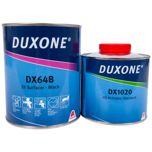 Duxone podkład 4:1 czarny 2 x 1L + utw.DX1020 0,5L