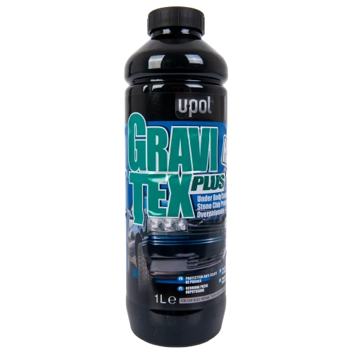 U-POL GRAVITEX PLUS ® Środek ochrony karoseii 1L kolor czarny U GRA/NB1