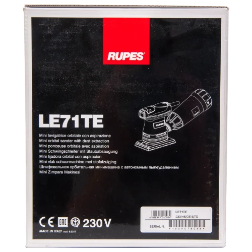 Szlifierka oscylacyjna 230V 80x130mm LE71 TEC+ filtr