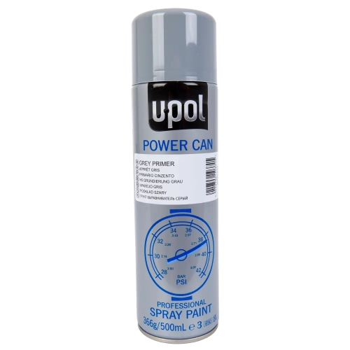 Podkład wypełniający szary spray 500 ml U-POL Power Can PCPG/AL
