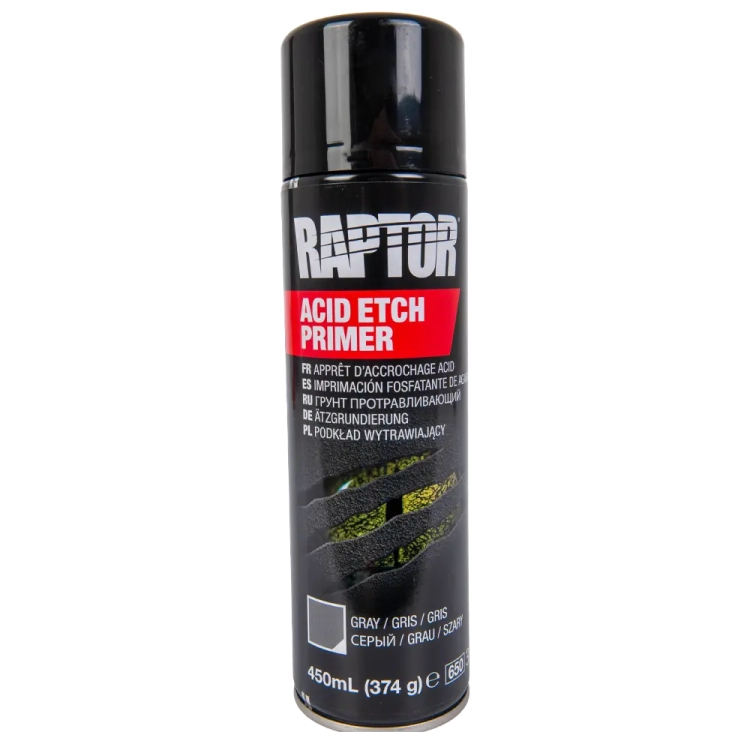 RAPTOR podkład wytrawiający Acid Etch Primer 450 ml U-POL RPTEP/AL