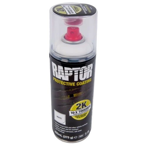 RAPTOR 2K biała powłoka ochronna spray 400 ml U-POL RLW/AL