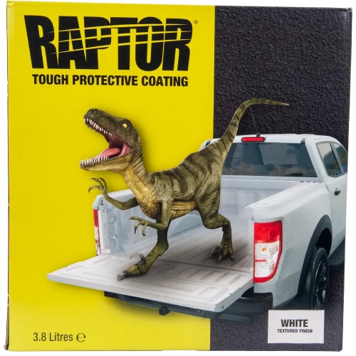 U-POL  Raptor Zestaw 4 butelki Biały natryskowy środek ochronny U RLW/4