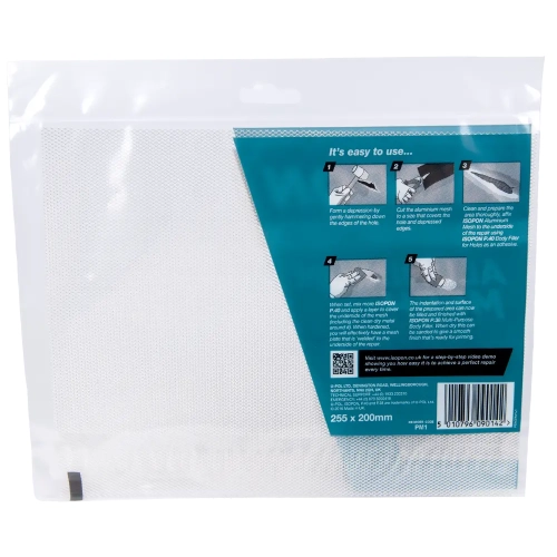 U POL Wzmacniająca siatka aluminiowa 25x20cm srebrna