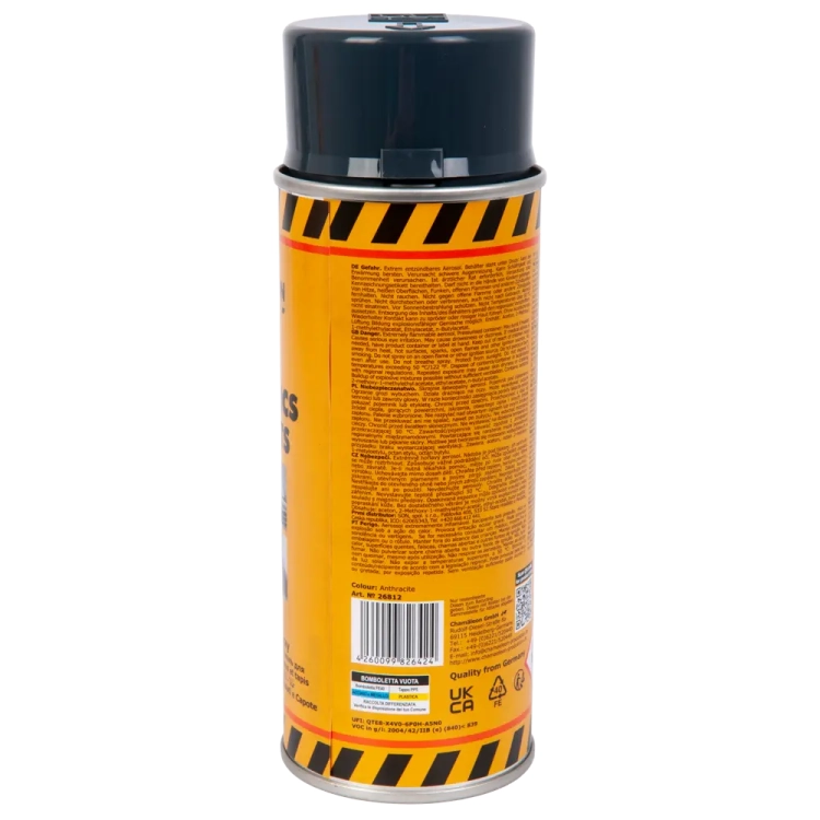 Farba do tkanin i dywaników Antracyt 400ml CH 26812