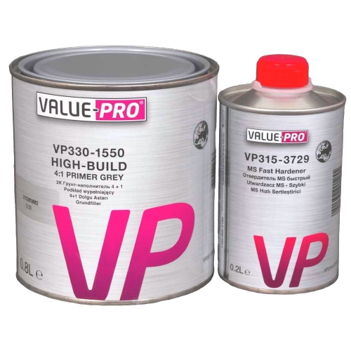 Podkład jasno szary 0,8L + utw. szybki 0,2L (4:1)