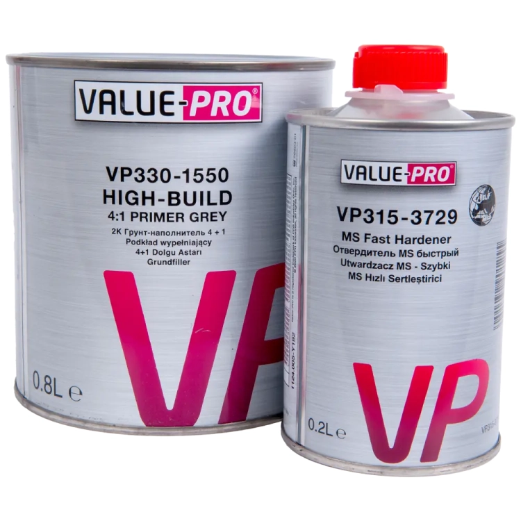 Podkład jasno szary 0,8L + utw. szybki 0,2L (4:1)