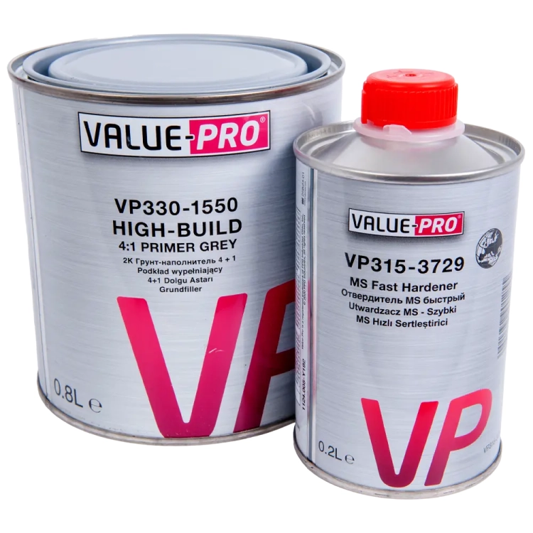 Podkład jasno szary 0,8L + utw. szybki 0,2L (4:1)