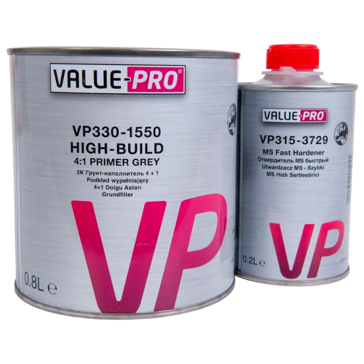 Podkład jasno szary 0,8L + utw. szybki 0,2L (4:1)