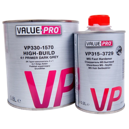 Podkład ciemno szary 0,8L + utw. szybki 0,2L (4:1)