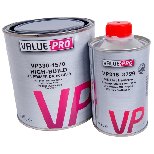 Podkład ciemno szary 0,8L + utw. szybki 0,2L (4:1)