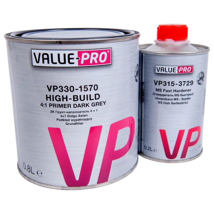 Podkład ciemno szary 0,8L + utw. szybki 0,2L (4:1)