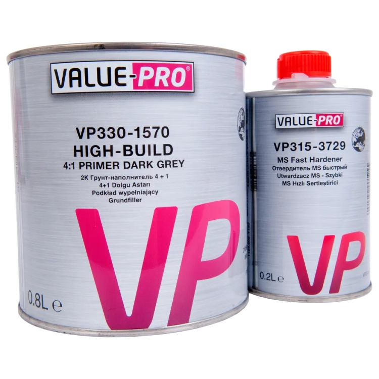 Podkład ciemno szary 0,8L + utw. szybki 0,2L (4:1)