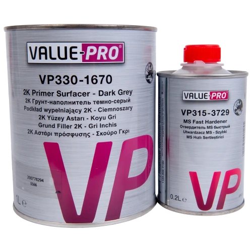 Podkład ciemno szary 1L + utw. szybki. 0,2L (5:1)