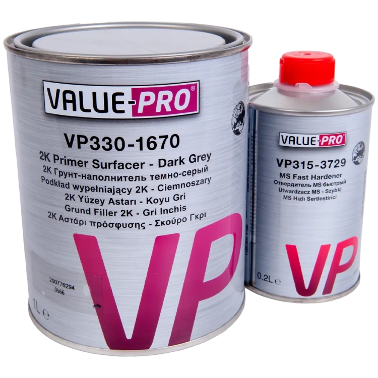 Podkład ciemno szary 1L + utw. szybki. 0,2L (5:1)