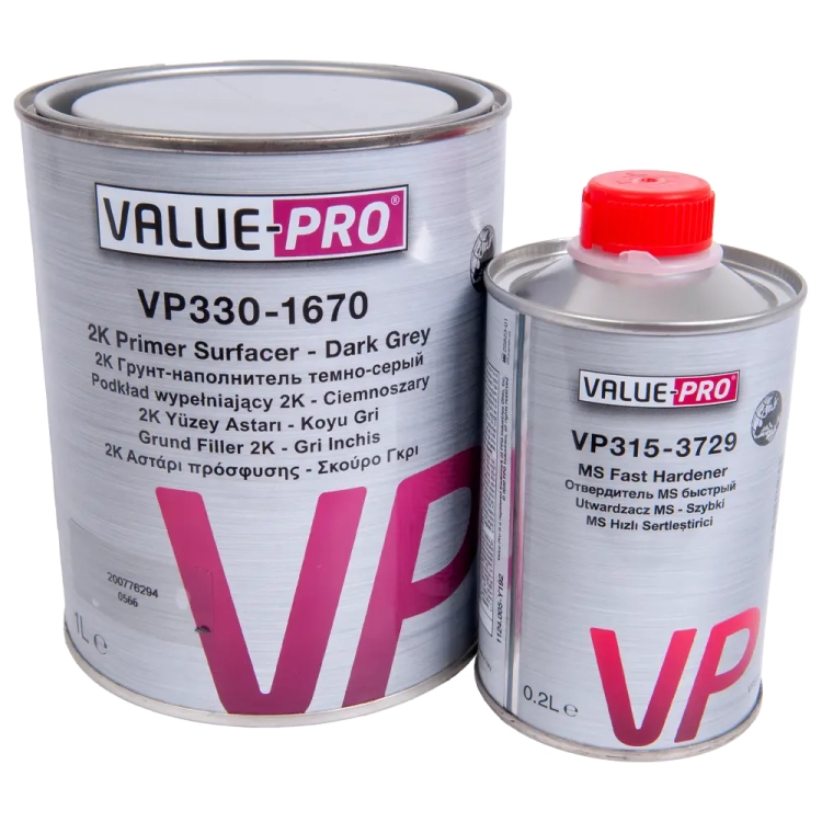 Podkład ciemno szary 1L + utw. szybki. 0,2L (5:1)