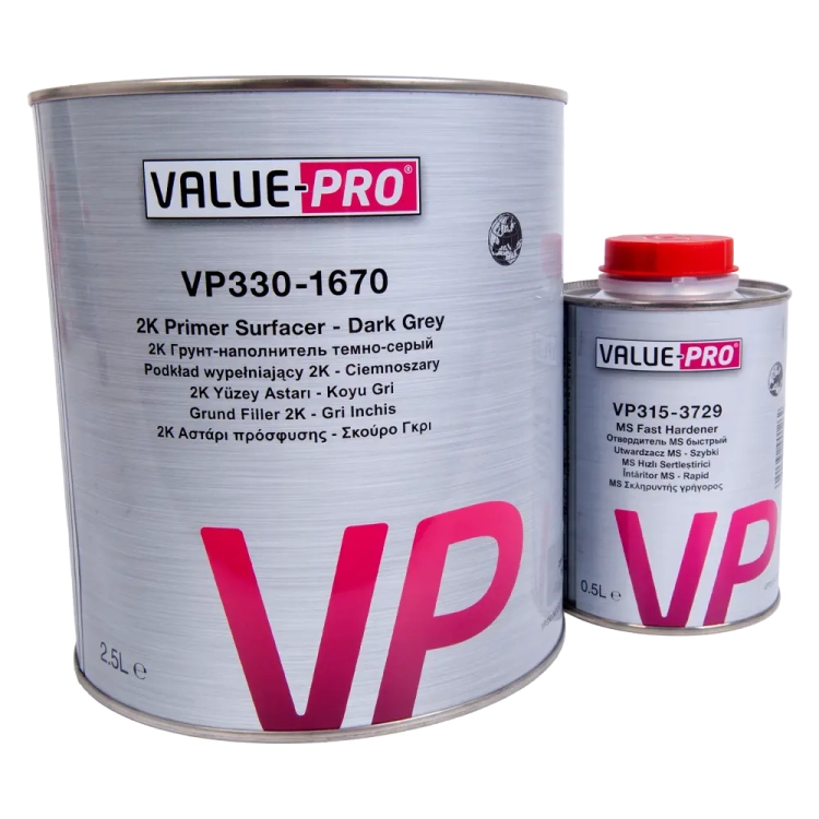 Podkład ciemno  szary 2,5L +utw. szybki 0,5L (5:1)