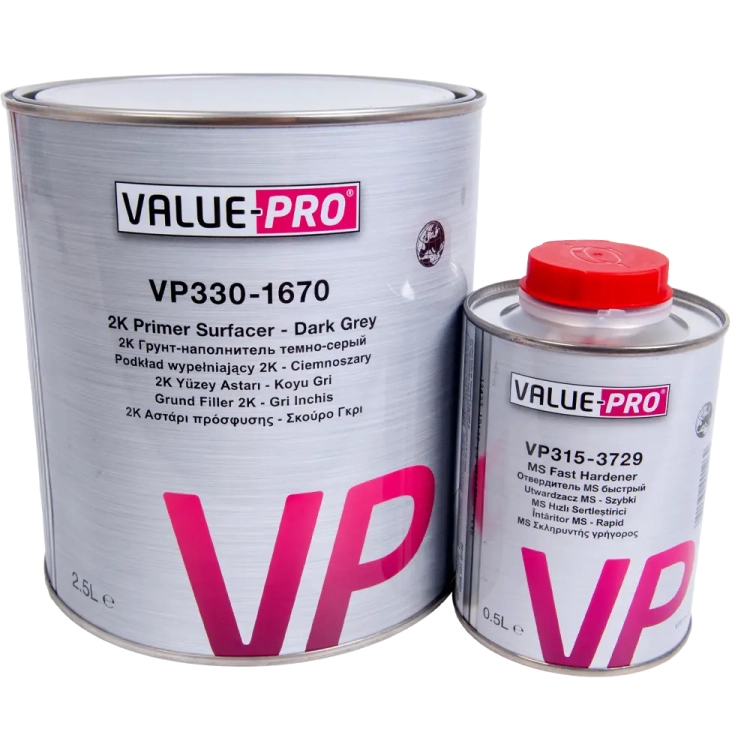 Podkład ciemno  szary 2,5L +utw. szybki 0,5L (5:1)