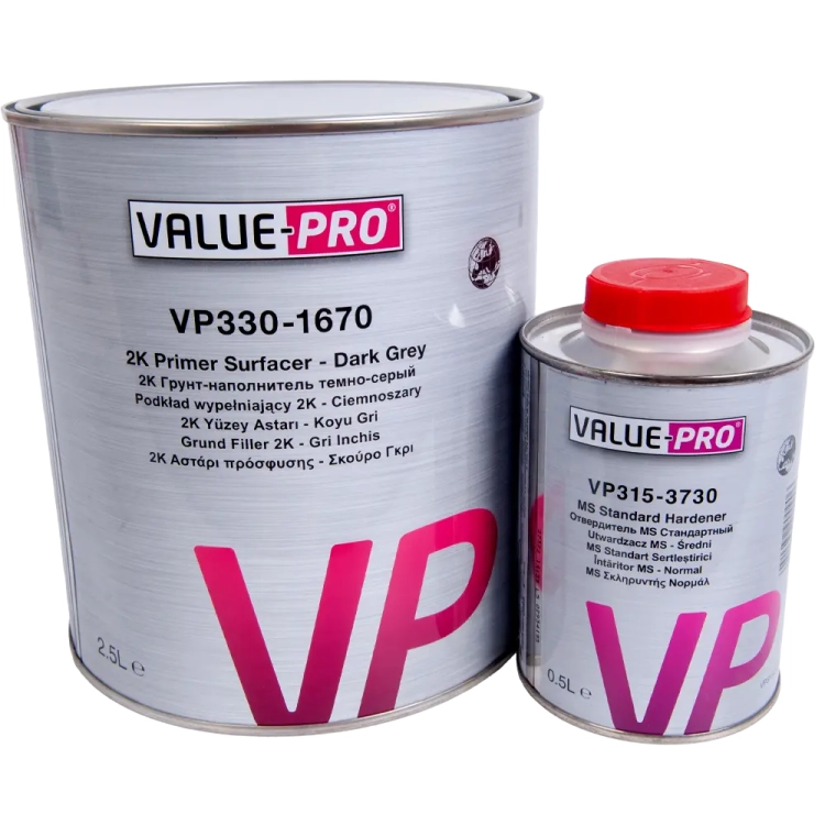 Podkład ciemno  szary 2,5L +utw. stand. 0,5L (5:1)