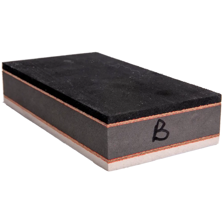 Klocek szlifierski piankowy - B (prostokąt 13,7x7,5x2,8)