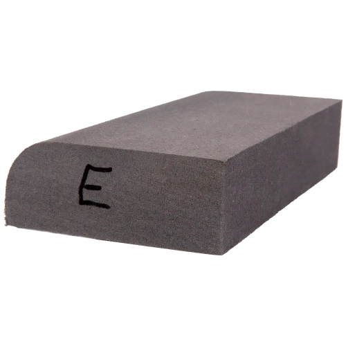 Klocek szlifierski piankowy E (prostokąt 13,7x7,5x3) zaokrąglony
