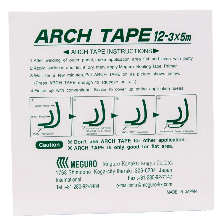Taśma Meguro ARCH TAPE 12mm x 3mm - 5m