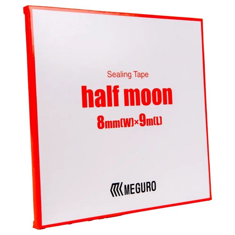Taśma uszczelniająca 8 mm x 9 m Meguro Dress Tape Half Moon