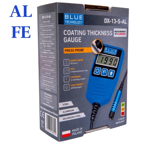Miernik grubości powłoki lakierniczej DX-13-S-AL, FE