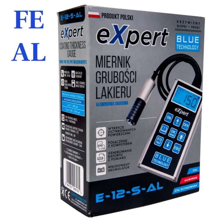 Miernik grubości lakieru E-12-S-AL EXPERT