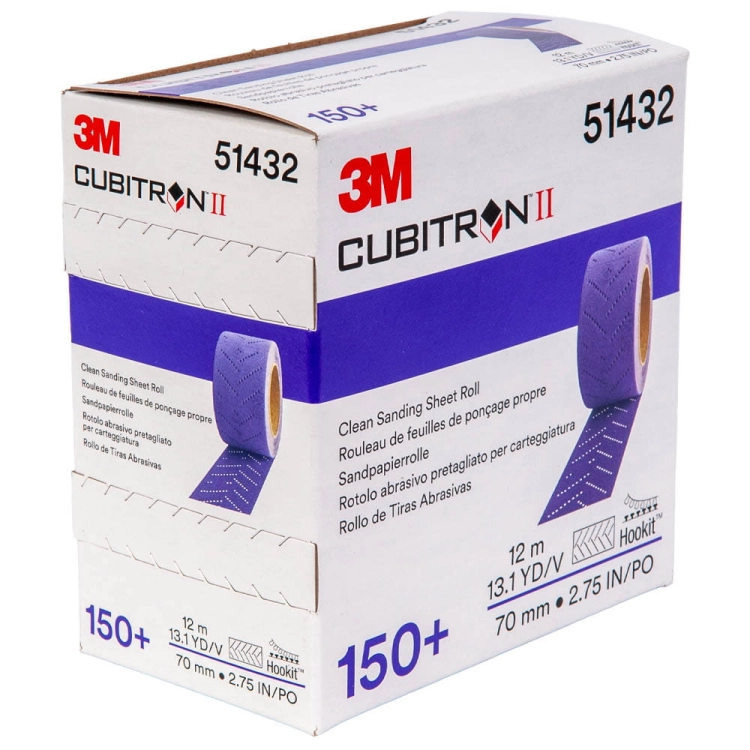 Arkusz ścierny na siatce w rolce 150+ 3M Cubitron II Hookit 737U 70 mm x 12 m 51432