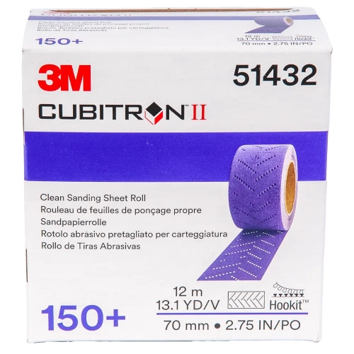 Arkusz ścierny na siatce w rolce 150+ 3M Cubitron II Hookit 737U 70 mm x 12 m 51432