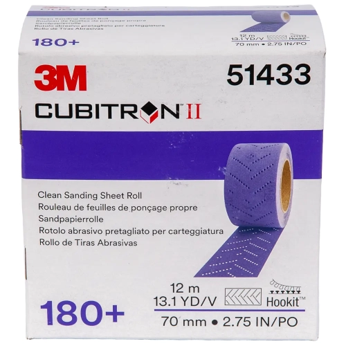 Arkusz ścierny na siatce w rolce 180+ 3M Cubitron II Hookit 737U 70 mm x 12 m 51433