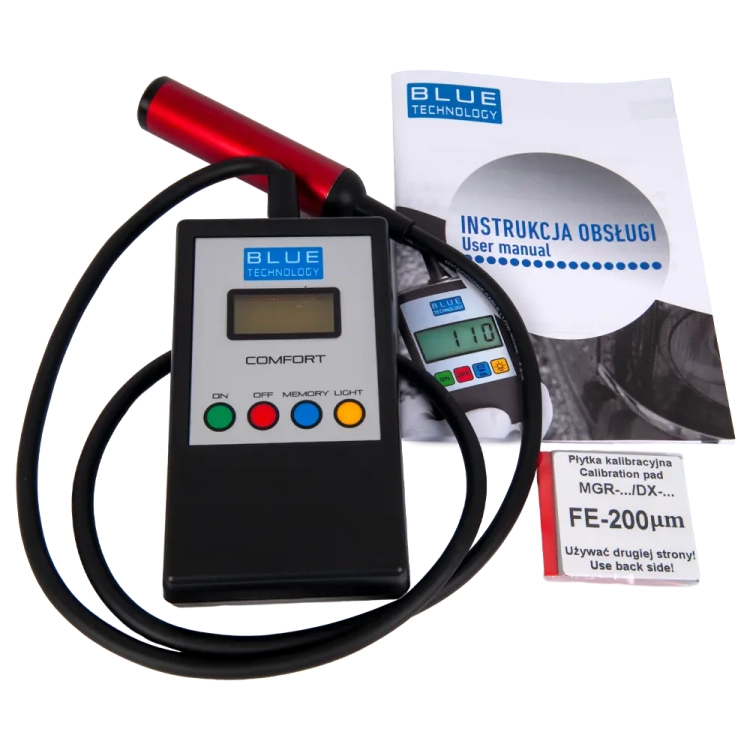 Miernik grubości powłoki lakierniczej MGR-10-S-AL