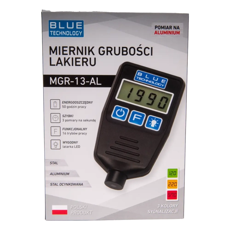 Miernik grubości powłoki lakierniczej MGR-13-AL