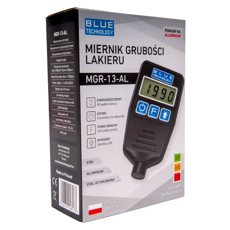 Miernik grubości powłoki lakierniczej MGR-13-AL