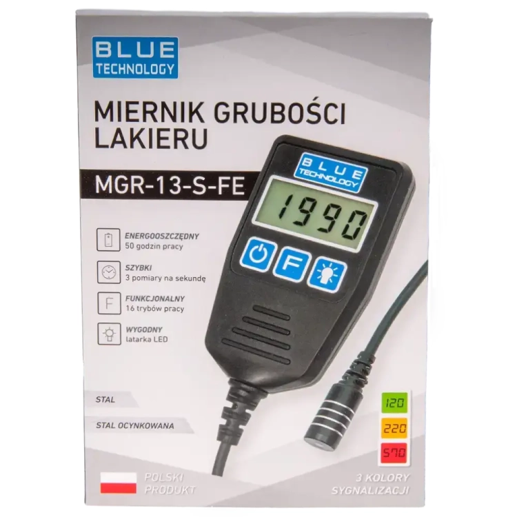 Miernik grubości powłoki lak. MGR-13-S-FE