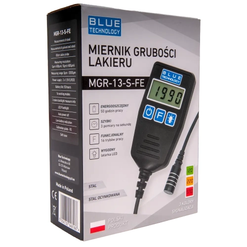Miernik grubości powłoki lak. MGR-13-S-FE