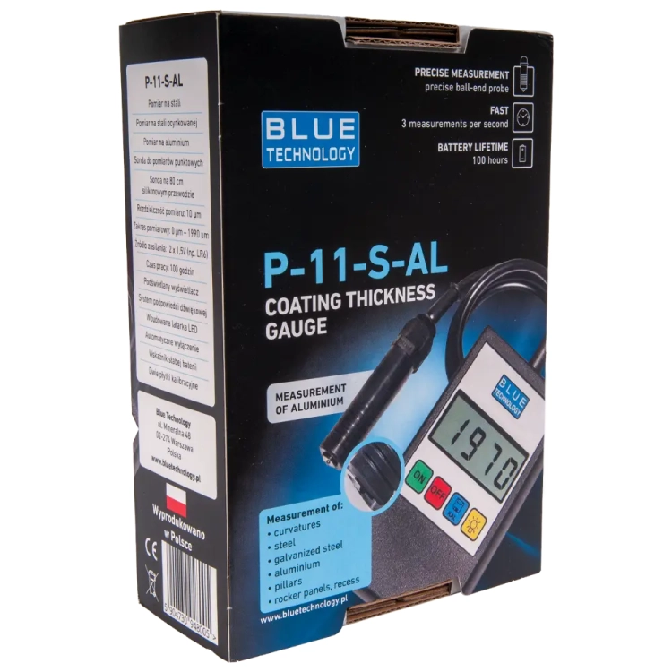 Miernik grubości powłoki lakierniczej P-11-S-AL