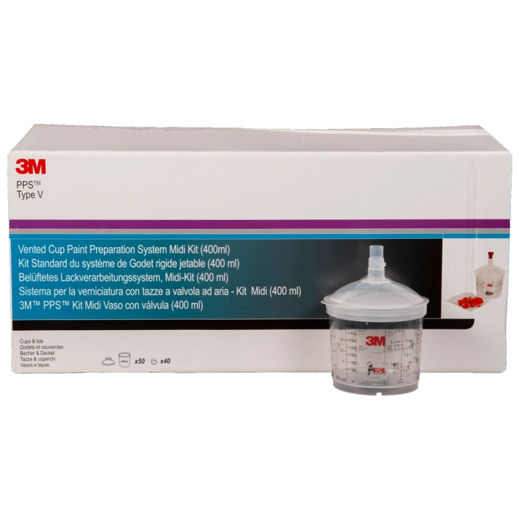 3M 16352 Zestaw kubków PPS TYP V 400 ml z filtrem 125u